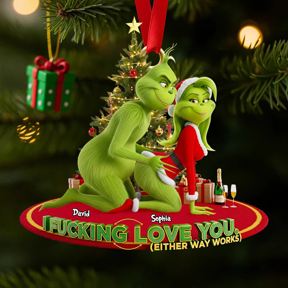 Personalized Gifts For Couple Christmas Ornament