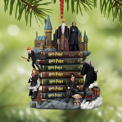 Fantasy Saga Book Ornament - Personalized Gift For Fantasy Lovers