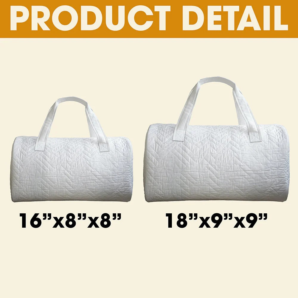 Personalized Funny Dog & Friends Quilted Duffle Bag - Multi-purpose Bag Gifts