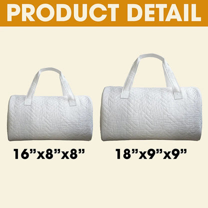 Personalized Funny Dog & Friends Quilted Duffle Bag - Multi-purpose Bag Gifts