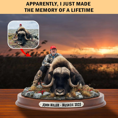 Custom Hunting, Trophy Moments Photo Style Acrylic Plaque