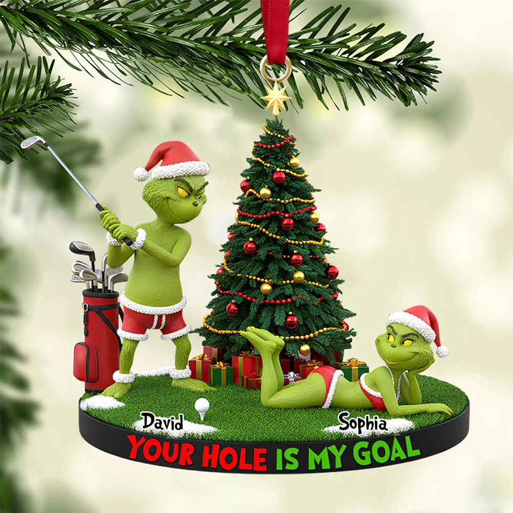 Your Hole Is My Goal Christmas Ornament Personalized Gifts