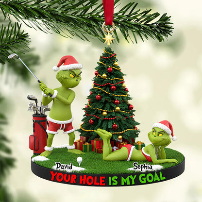 Your Hole Is My Goal Christmas Ornament Personalized Gifts