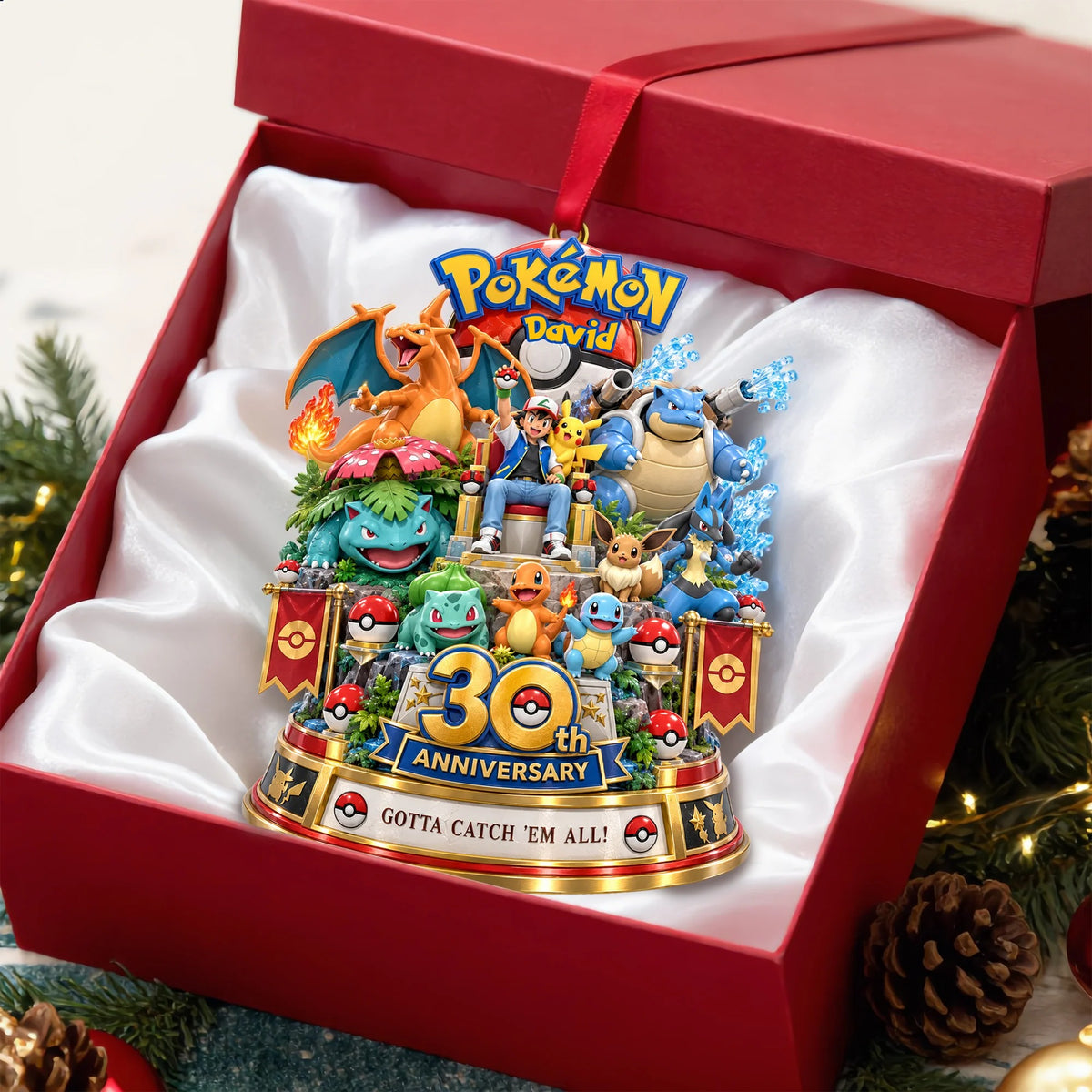 30th Anniversary Creature Ornament - Personalized Christmas Gifts