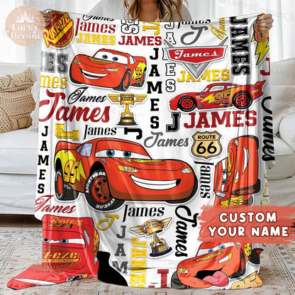 Racing Cars - Personalized Cars Blanket