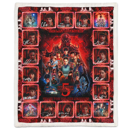 Thank You for the Memories 2 - Personalized Strange Movie Series Blanket