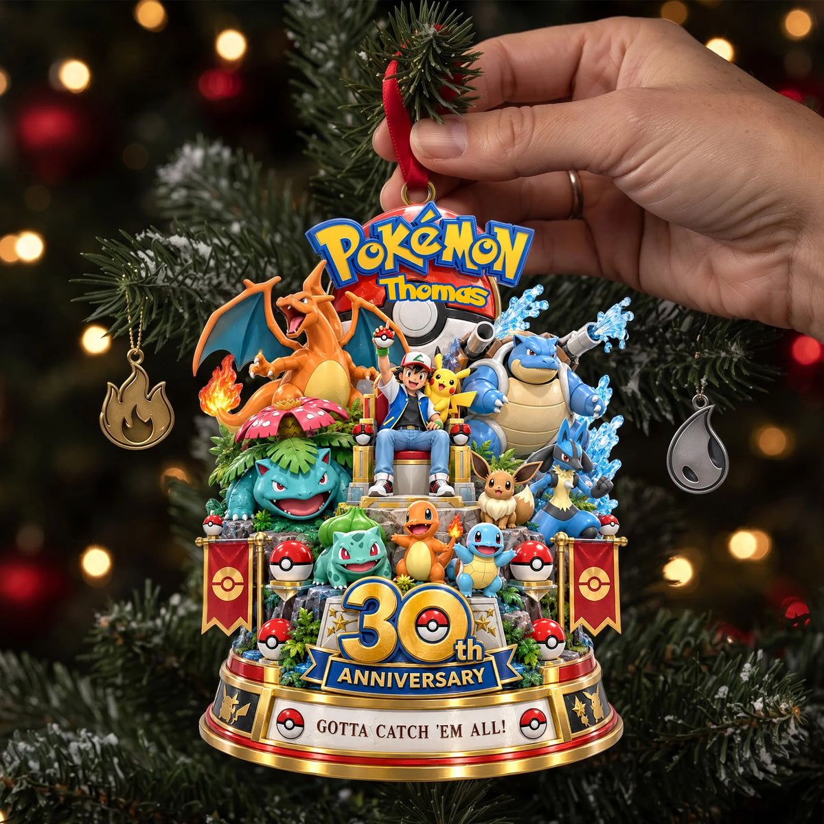 30th Anniversary Creature Ornament - Personalized Christmas Gifts