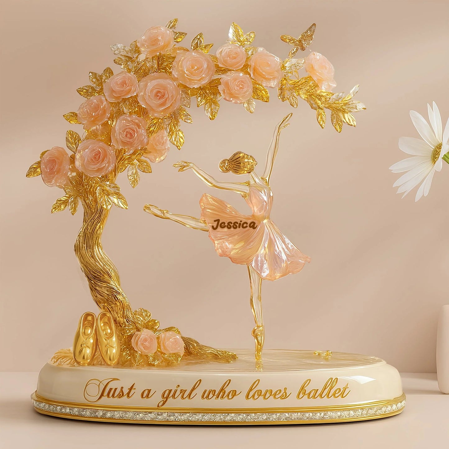 Dreamy Ballet Girl Acrylic Plaque - Personalized Gifts For Ballerina