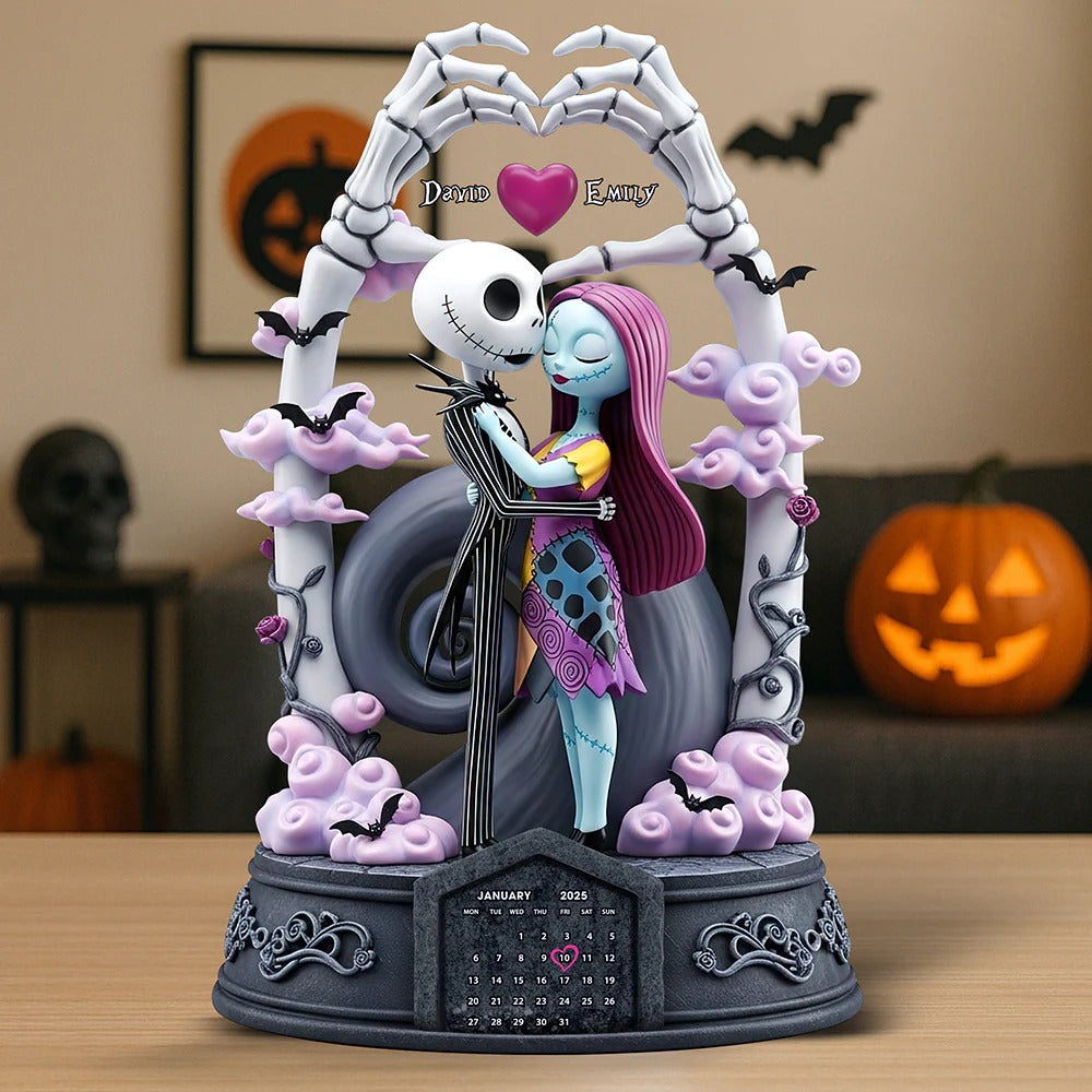 Spooky Love Acrylic Plaque - Personalized Gifts For Couple