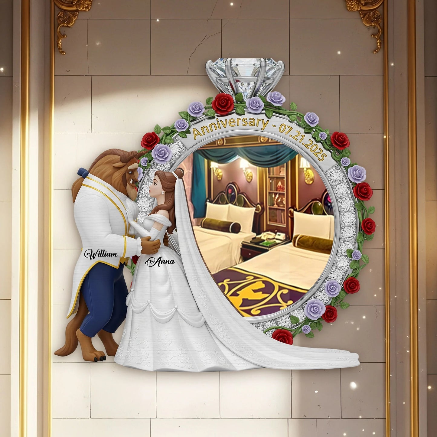 Romantic Couple Mirror - Personalized Gifts For Couple