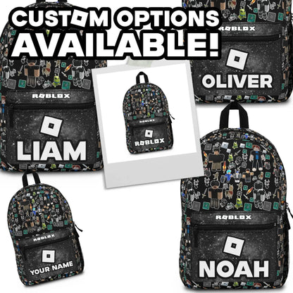 Explore the Galaxy – Personalized Gaming Characters Custom Backpack