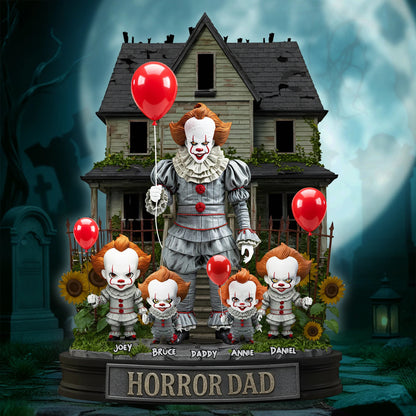 Horror Daddy Acrylic Plaque - Personalized Gift For Dad