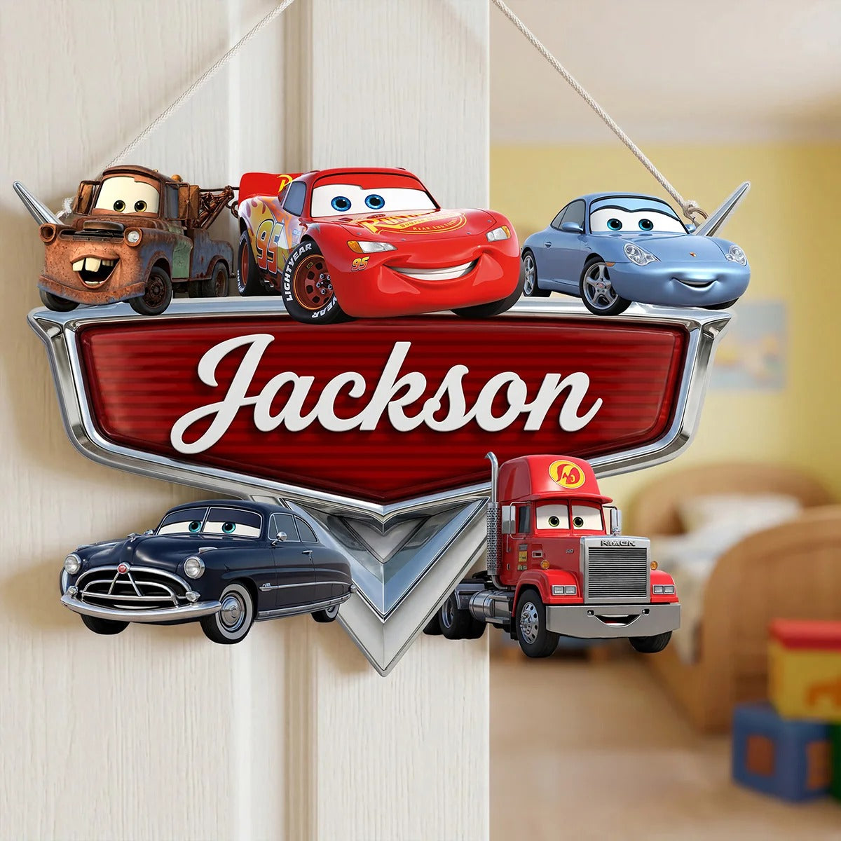 Racing Crew Acrylic Sign - Personalized Gifts For Kids
