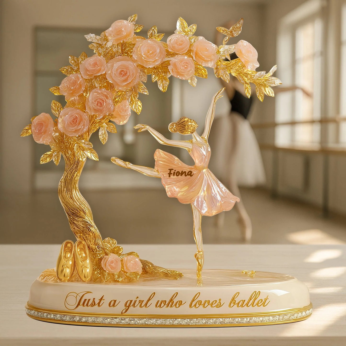 Dreamy Ballet Girl Acrylic Plaque - Personalized Gifts For Ballerina