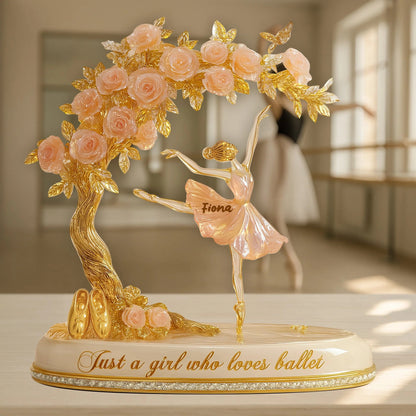 Dreamy Ballet Girl Acrylic Plaque - Personalized Gifts For Ballerina