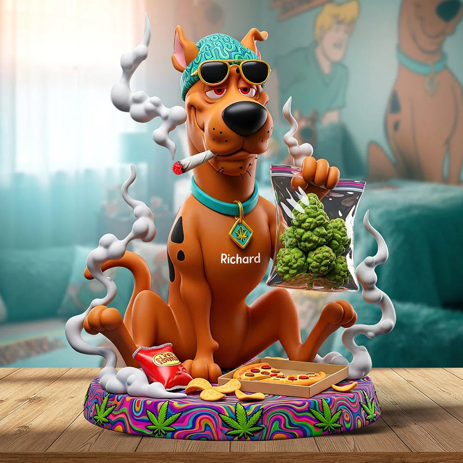 Stoner Pup Snack Acrylic Plaque - Personalized Gifts For Stoner