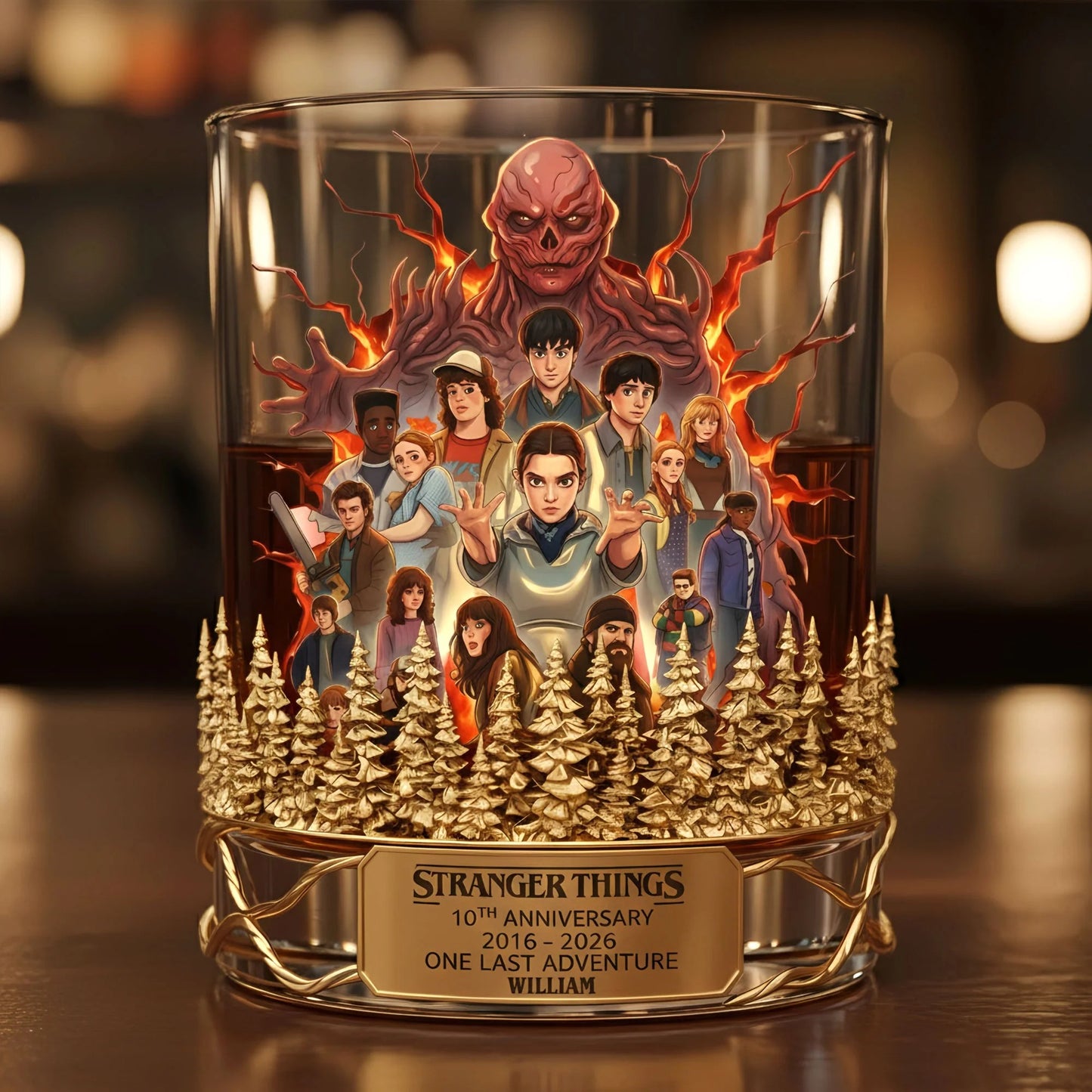 Last Adventure Anniversary Whiskey Glass - Personalized Gift For Anniversary Glass