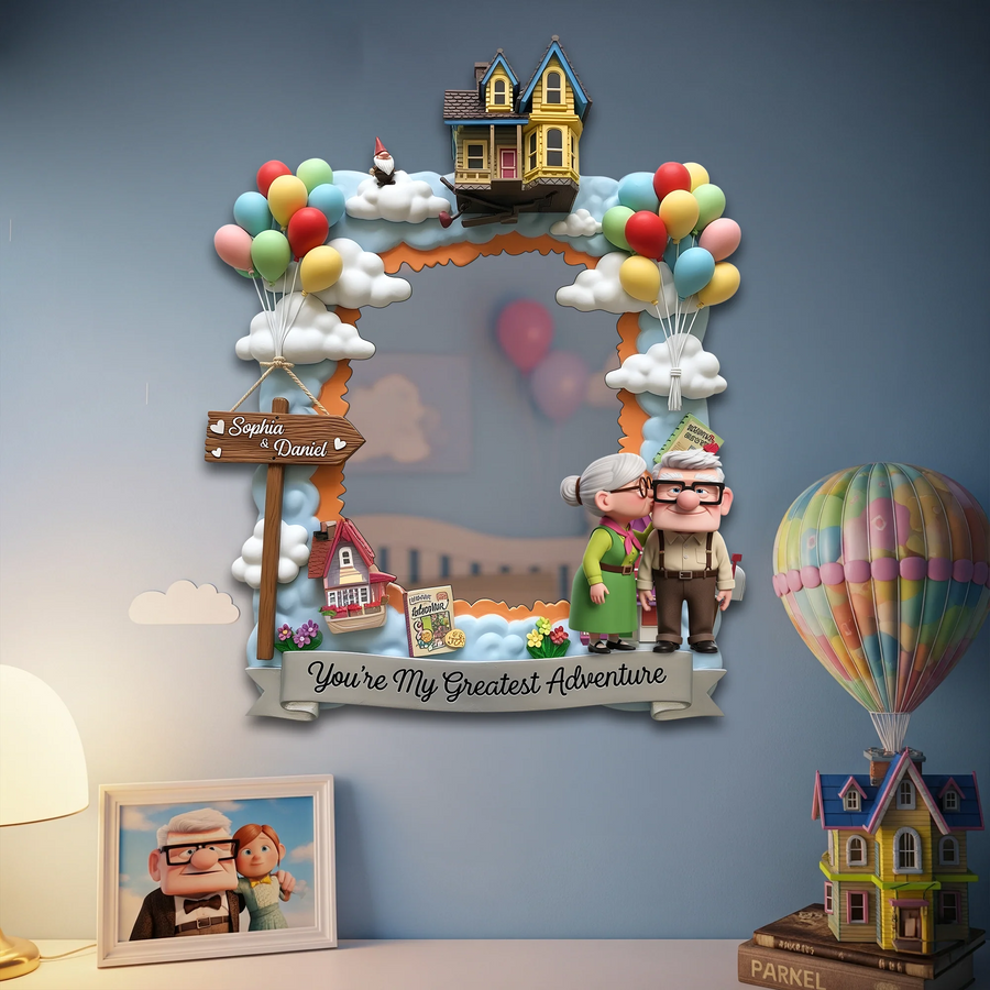 Old Couple Mirror - Personalized Gifts For Couple