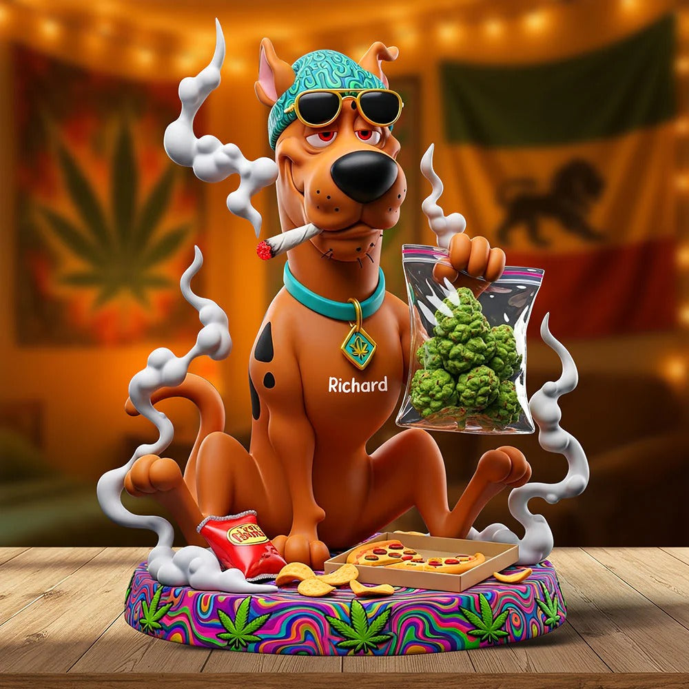 Stoner Pup Snack Acrylic Plaque - Personalized Gifts For Stoner