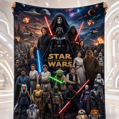 50th Anniversary Cosmic Blanket - Personalized Gifts