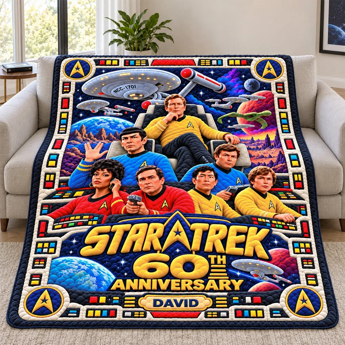 60th Anniversary Universe War Blanket - Personalized Gifts For Christmas Blanket