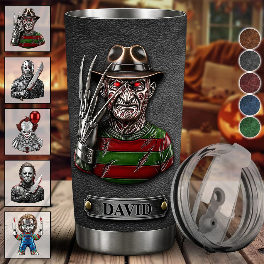 Scary Halloween - Personalized Horror Character Tumbler