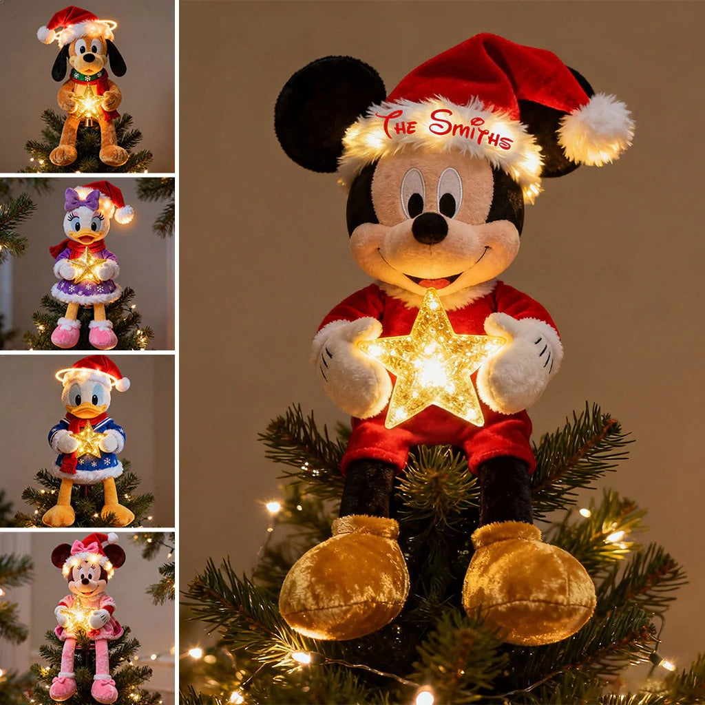 Magical Christmas 2 - Personalized Mouse LED Light Tree Topper