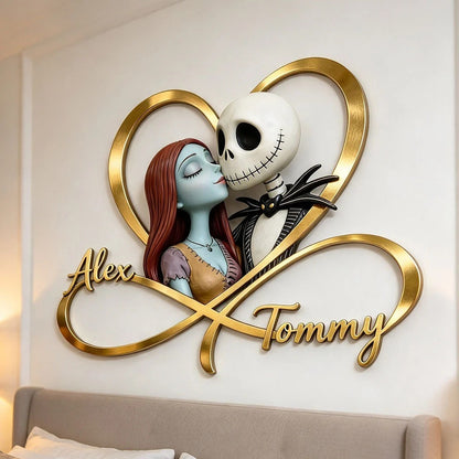 We're Simply Meant To Be - Personalized Nightmare Metal Sign