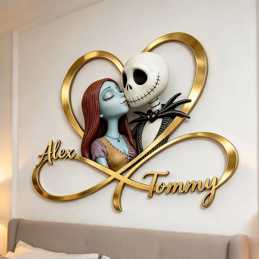 We're Simply Meant To Be - Personalized Nightmare Metal Sign