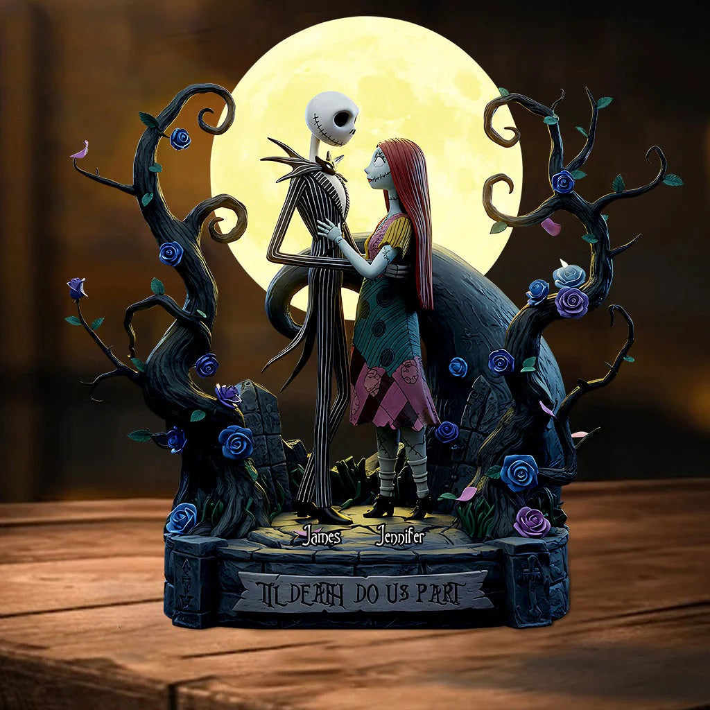 Til Death Do Us Part 3 - Personalized Nightmare Custom Shaped Acrylic Plaque