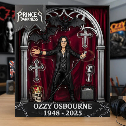 RIP Prince Of Darkness - Trending Custom Shaped Acrylic Plaque