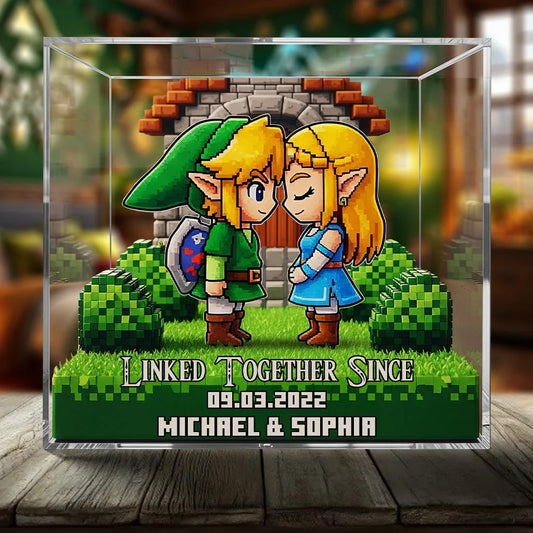 Linked Together - Personalized The Hero's Legend Custom Shaped Acrylic Plaque