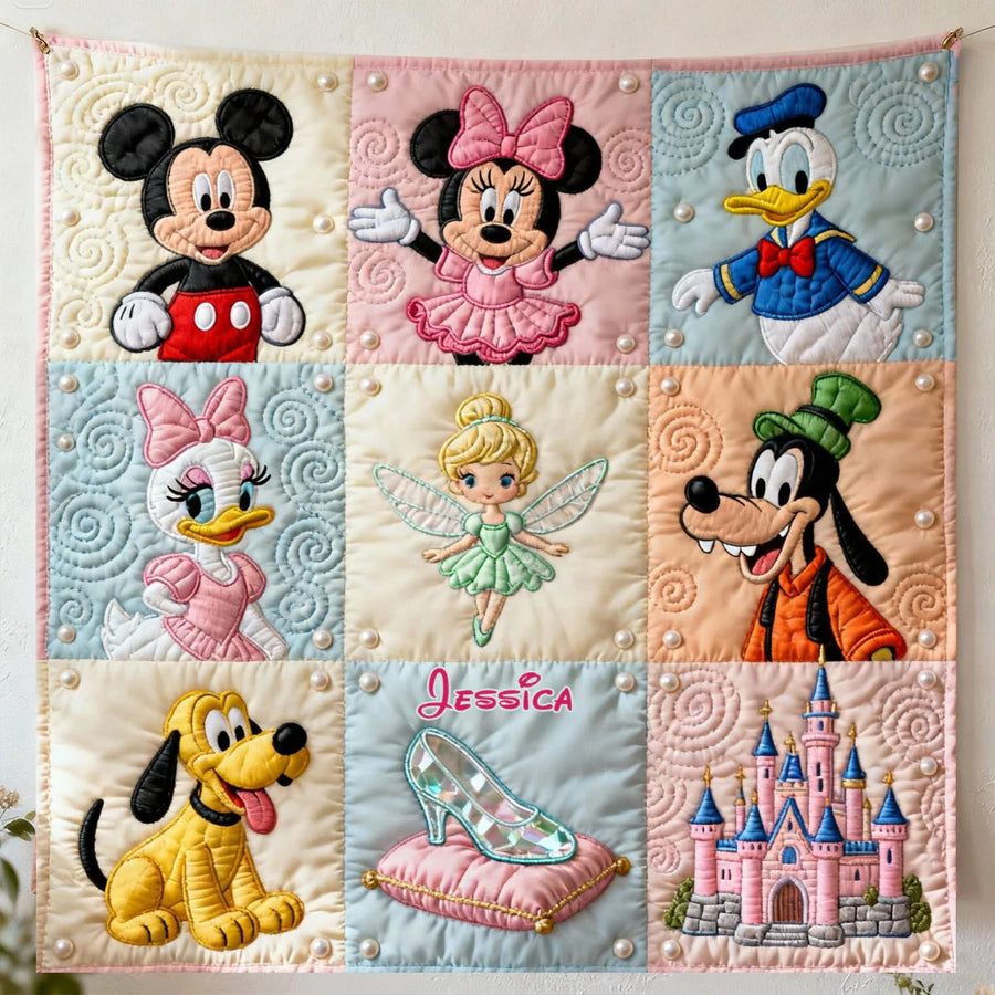 Magic Friends - Personalized Mouse Blanket