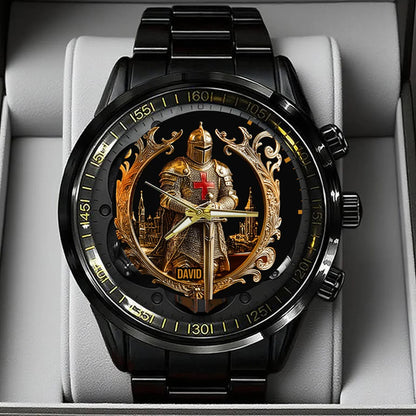 Knight Of God - Personalized Christian Hand Watch