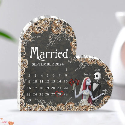Married - Personalized Nightmare Custom Shaped Acrylic Plaque