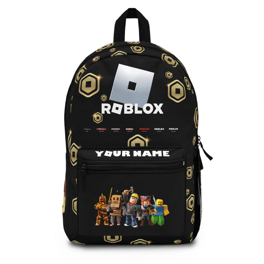 Custom Gamer Backpack for Kids – Personalized Name with 3D Game Characters Print