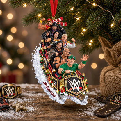 Snow Flash To The Fighting Show Ornament - Personalized Gift