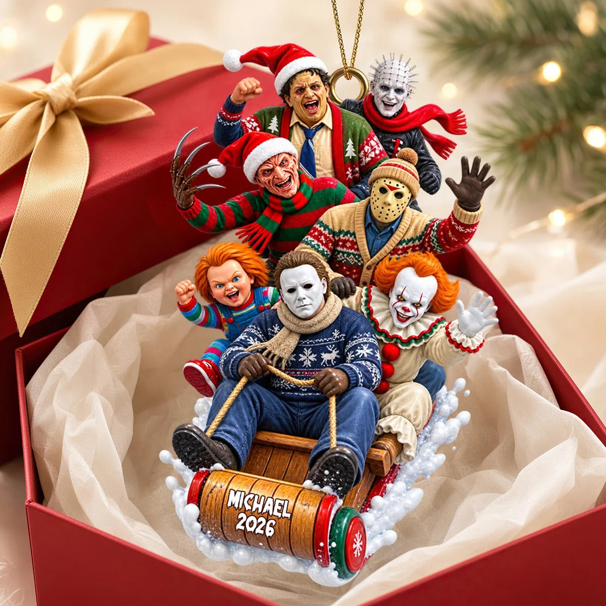 Christmas Squad Ornament - Personalized Gifts For Christmas Ornament