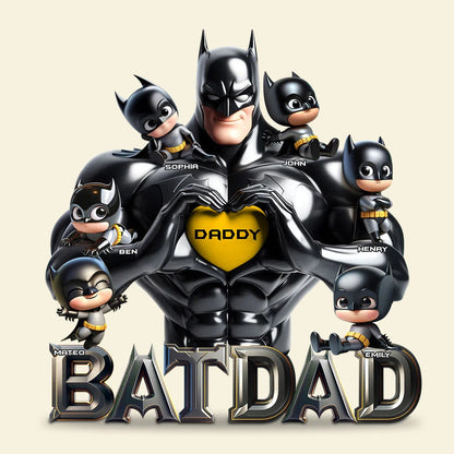 Dark Hero Dad Acrylic Plaque - Personalized Gifts For Father