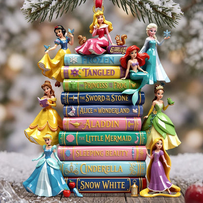 Lovely Fairy Tale Princesses Acrylic Ornament - Personalized Christmas Gifts
