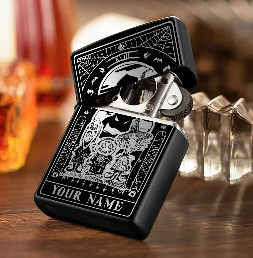 Personalized Nightmare Before Christmas Lock, Shock, Barrel Zippo Lighters