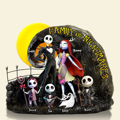 Horror Family Plaque - Personalized Gifts For Family