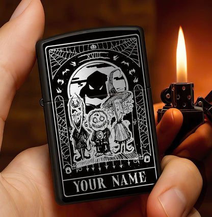Personalized Nightmare Before Christmas Lock, Shock, Barrel Zippo Lighters