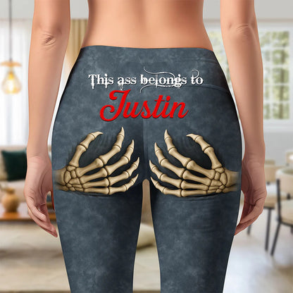 Funny Couple Leggings - Personalized Gifts For Her