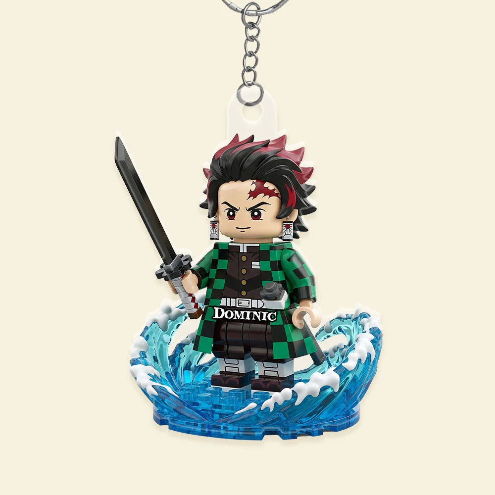 Personalized Gifts For Fans - Darkness Hunter Custom Shape Acrylic Keychain