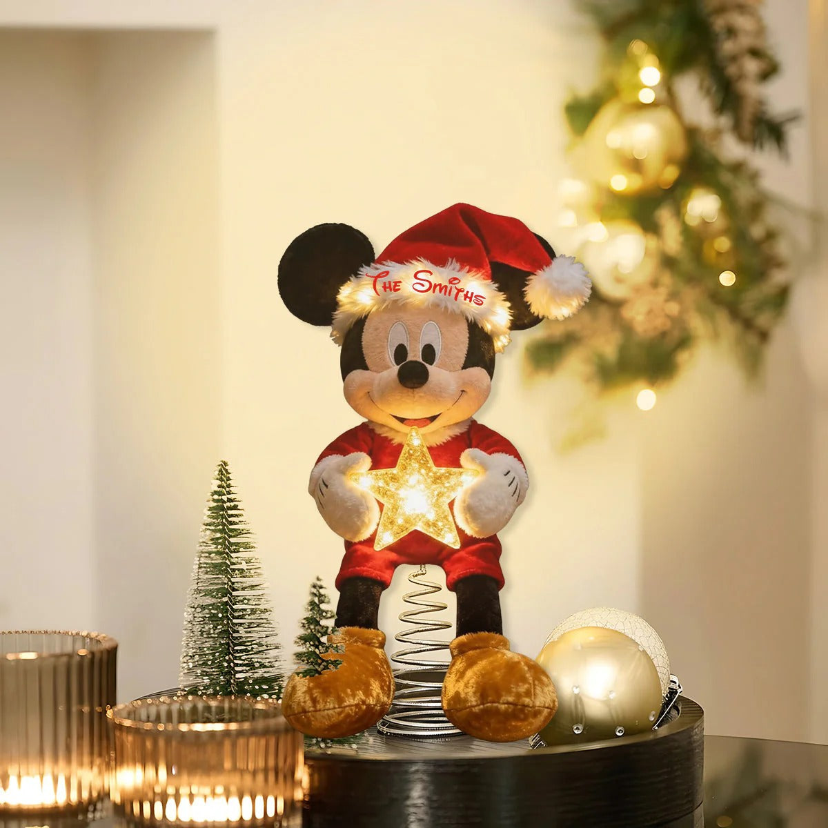 Magical Christmas 2 - Personalized Mouse LED Light Tree Topper