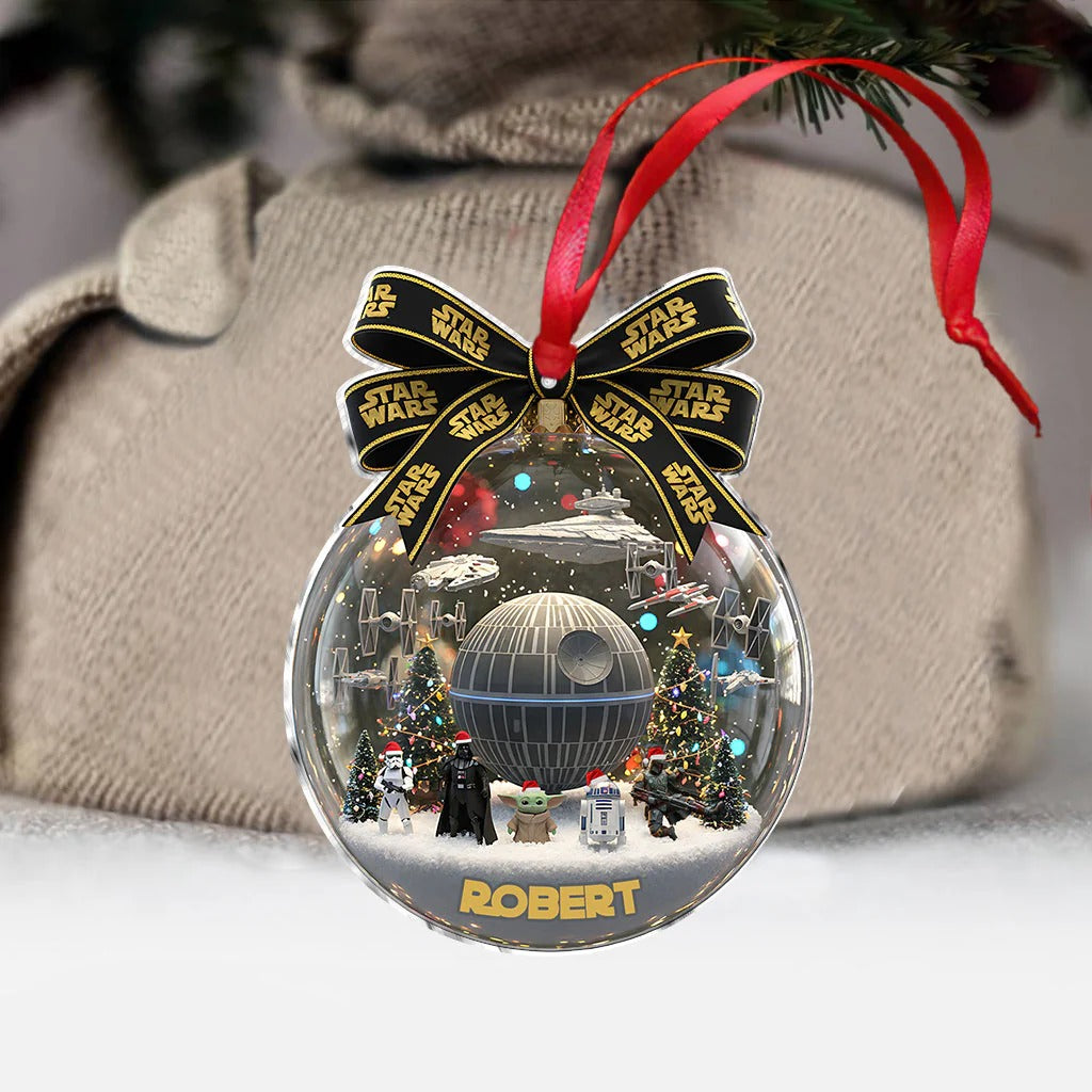 Merry Christmas - Personalized The Force Ornament