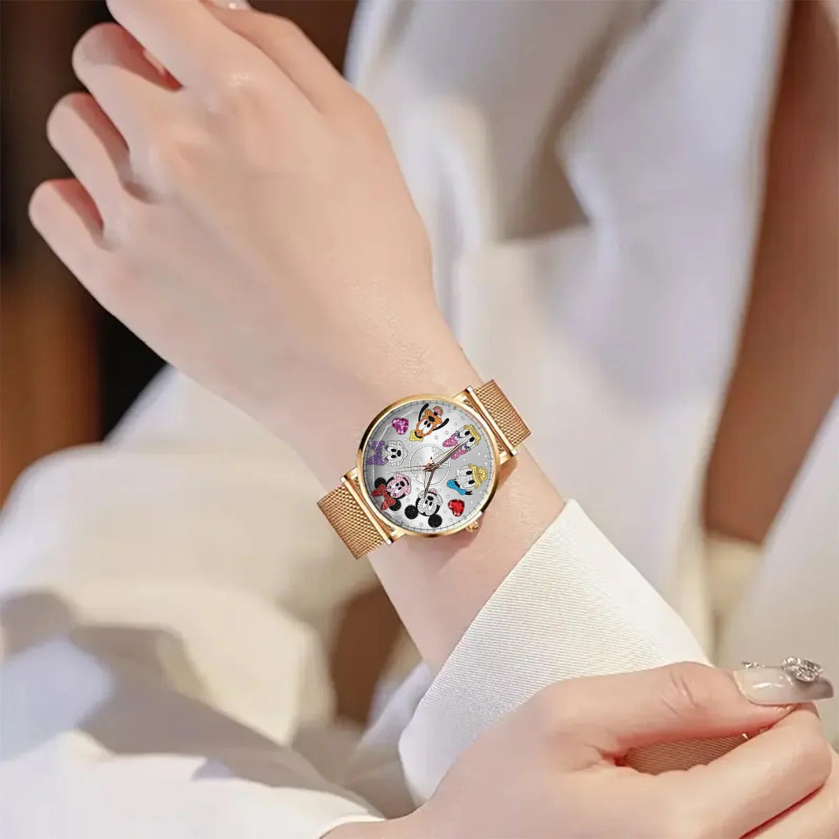 Magical World 2 - Personalized Mouse Women Hand Watch