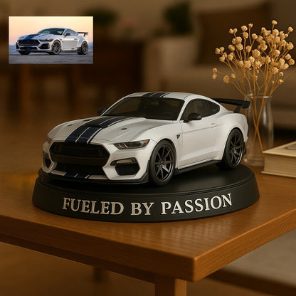 Custom Your Car Photo Cartoon Style Acrylic Plaque