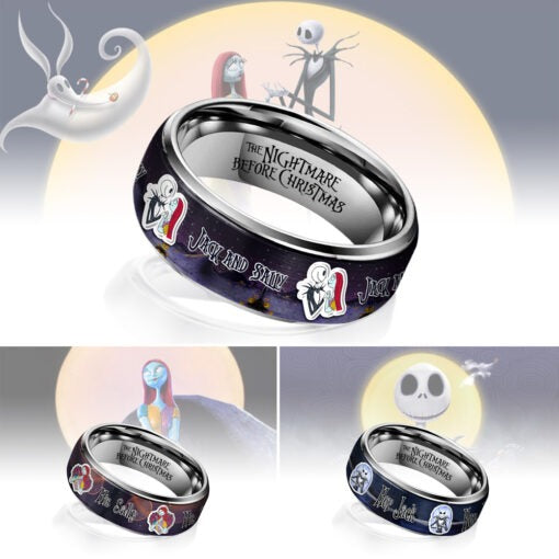 Horrow Skeleton x Halloween Silver Alloy Rings Gift For Fans